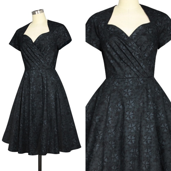 Wrap Pin Up Swing Dress - Picture 2 of 6